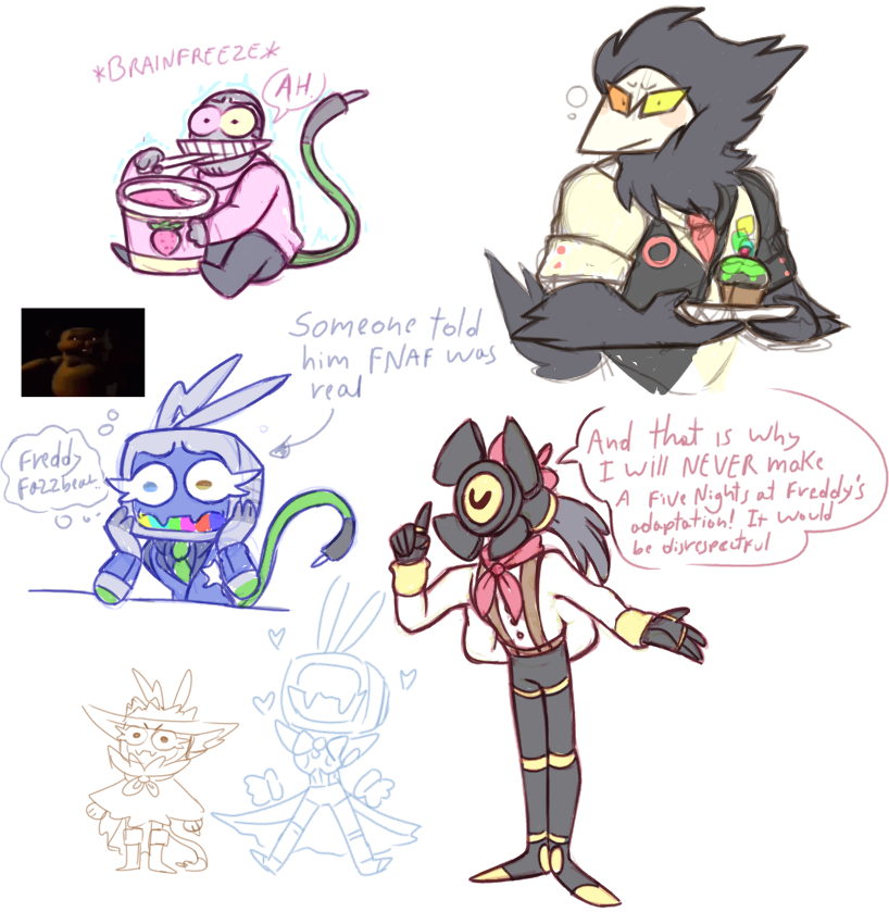 Swatch character profile deltarune cable au 